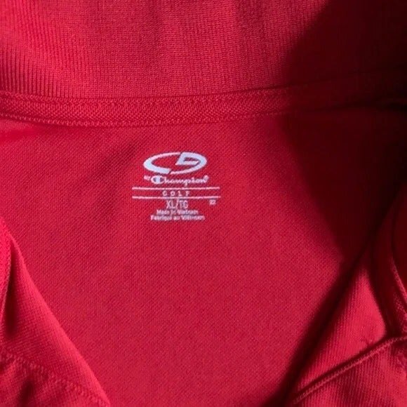 C9 by Champion sz XL Golf Polo Duo Dri Red - Picture 3 of 6